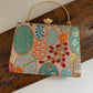 Lakhnawi Chikankari Bag Pink Multicolored