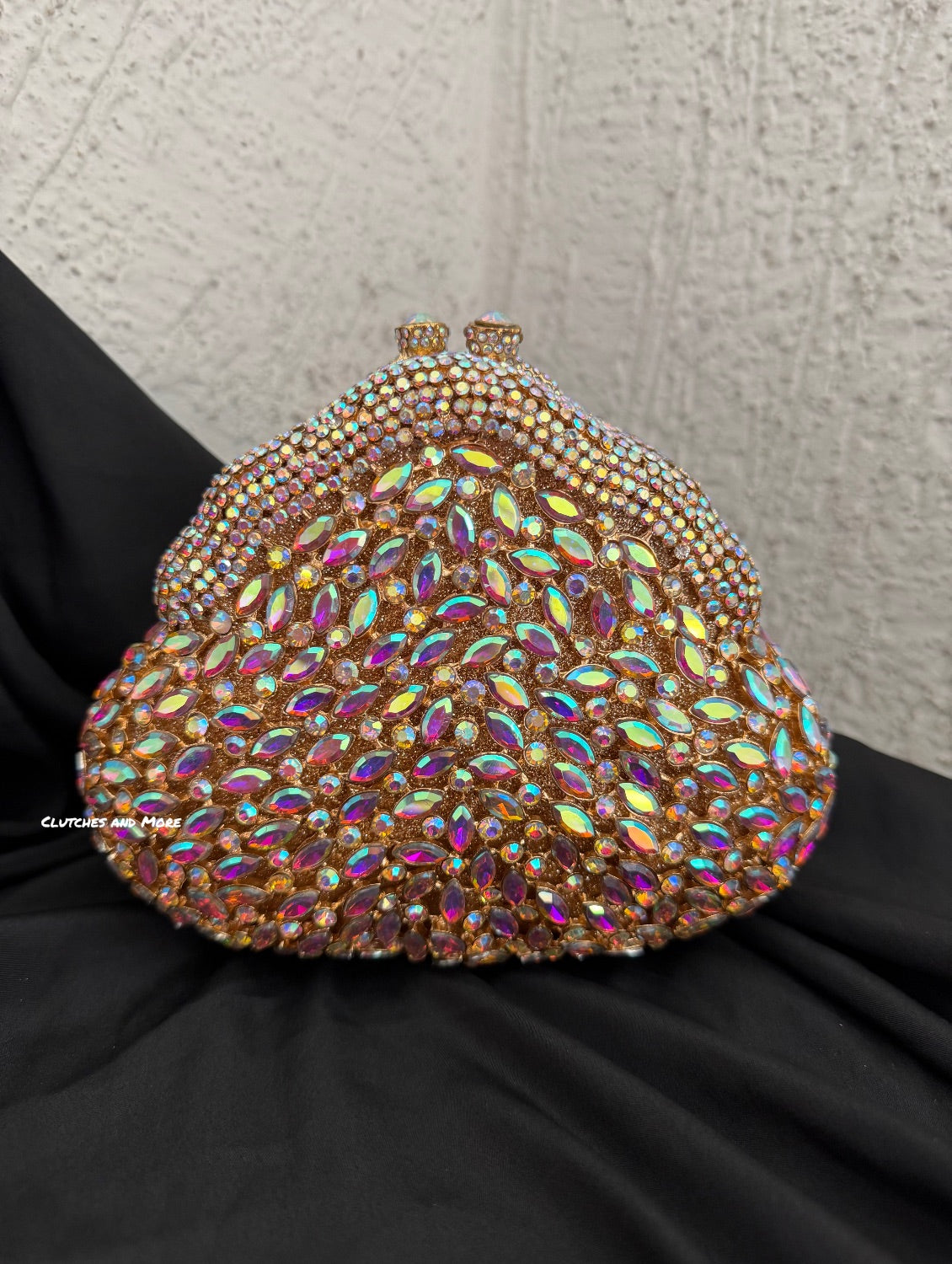 Aurora Bloom Crystal Clutch