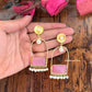Gulnaaz Earrings Pink