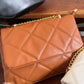 Tan Criss Cross Handbag