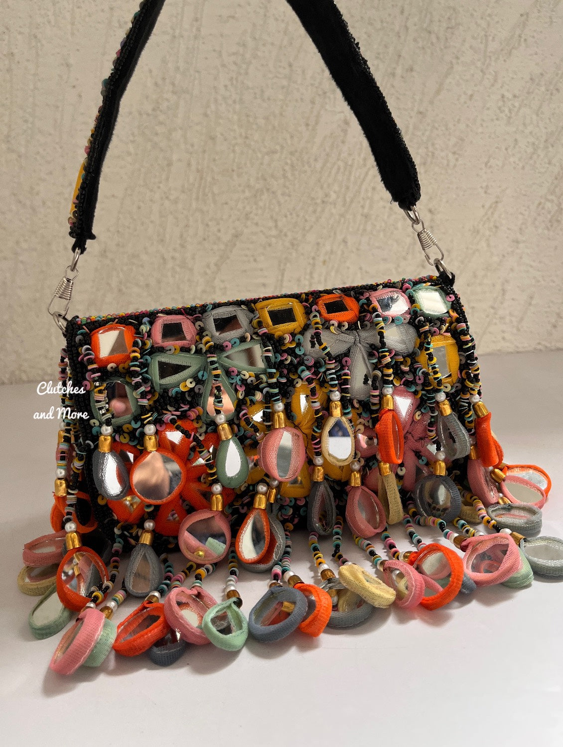 Mirror Flap Bag Multicolored (Black Base)