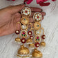 Haniya Gold Kashmiri Jhumka
