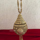 Mini Metal Potli Bag Antique Gold