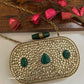 Aadya Kundan Mother of pearl luxury clutch