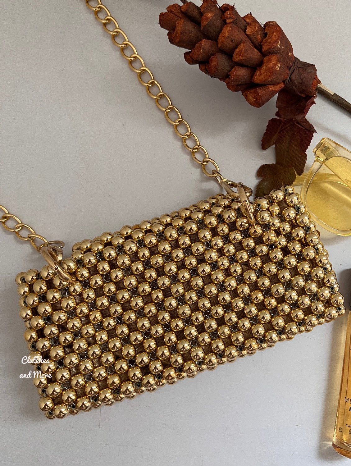 Gold Waist cum Sling Bag