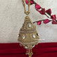 Mini Metal Potli Bag Dark Gold
