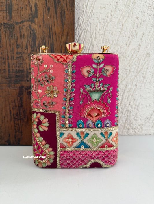 Maharani Party Bag Pink Multi