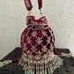 Vaidehi Luxe Potli Bag Maroon