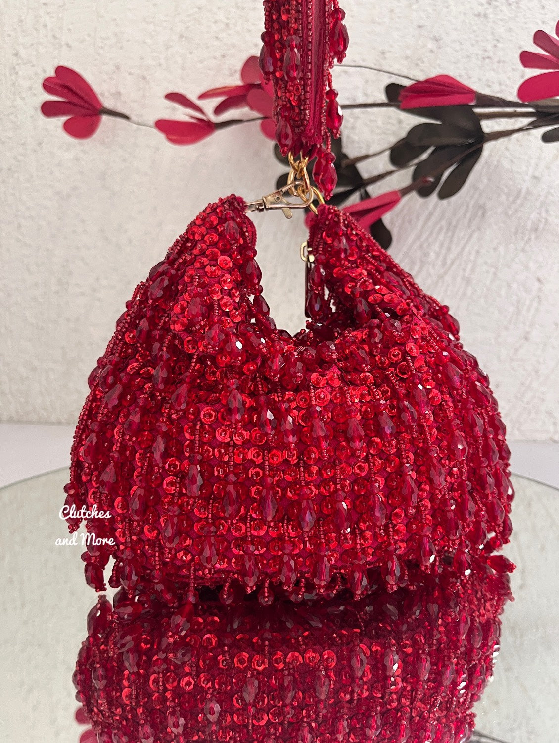 The Bagwati - Crystal Moon Bag Red