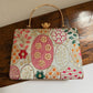 Lakhnawi Chikankari Bag Whitish Green