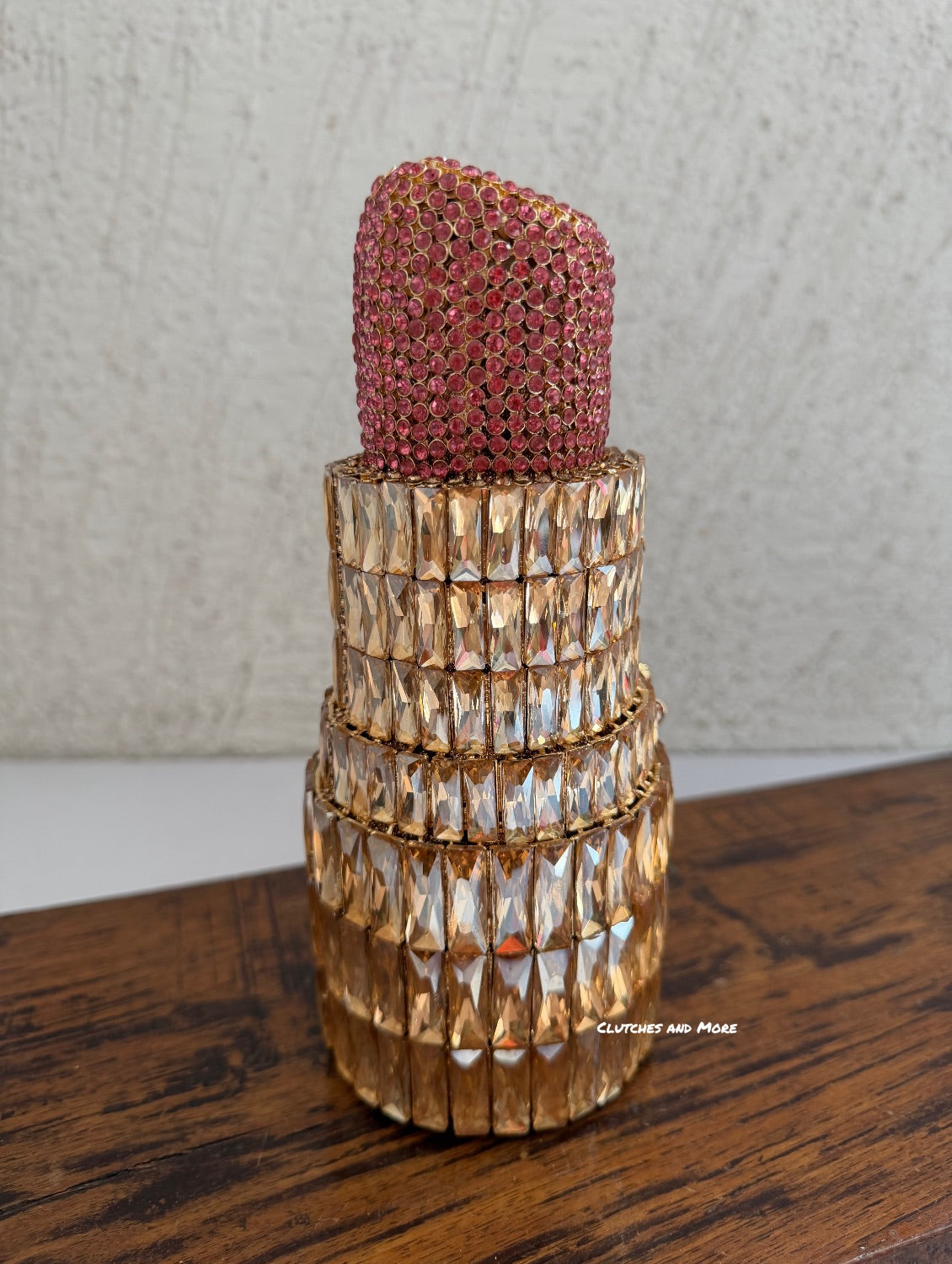 Premium Crystal Lipstick Clutch