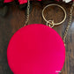 Chakra Pink Round Clutch