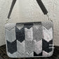 Silver Grey Flap Bag