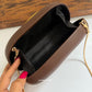 The ZARA Clutch Chocolate Brown