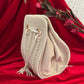 Pearl Droplet Bag White