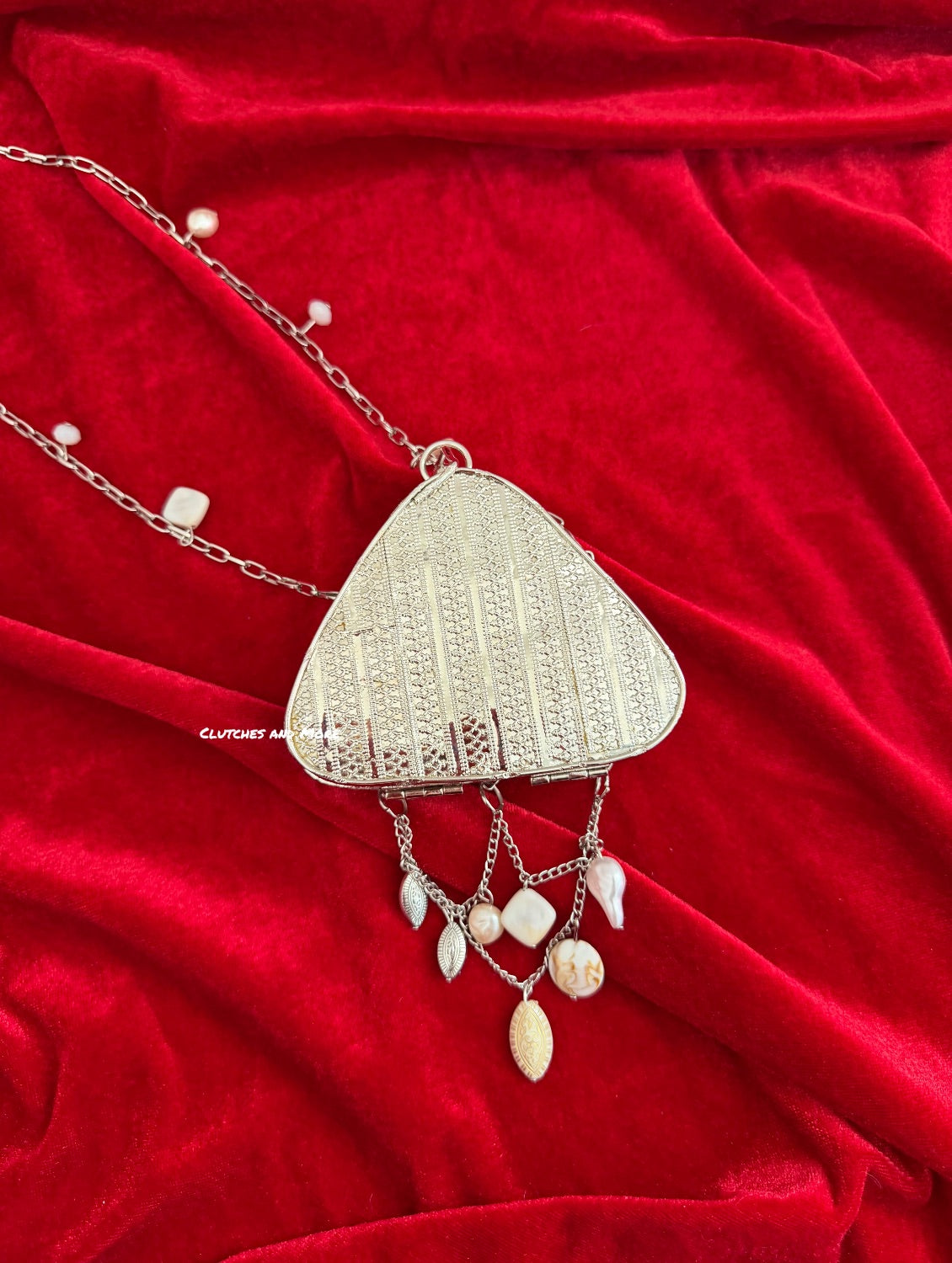 Mini Mother Of Pearl Sliver Triangle
