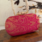 Adaa Banarsi Clutch Magenta Pink