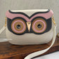 Owl Crossbody Bag White
