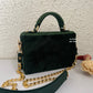 Luxe tassle Green flap bag