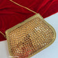 Mirror Brass Clutch Gold