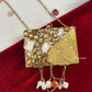 Mini Mother of Pearl Clutch Gold