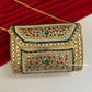 Kasika Kundan Brass Clutch Multicolored