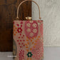 Ibadat Lakhnawi Chikankari Bag Peach