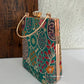 Ibadat Lakhnawi Chikankari Bag Green