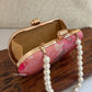 Paradise Pink Floral Clutch