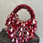 Mirror Moon Bag Maroon Red