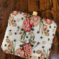 Square Floral clutch