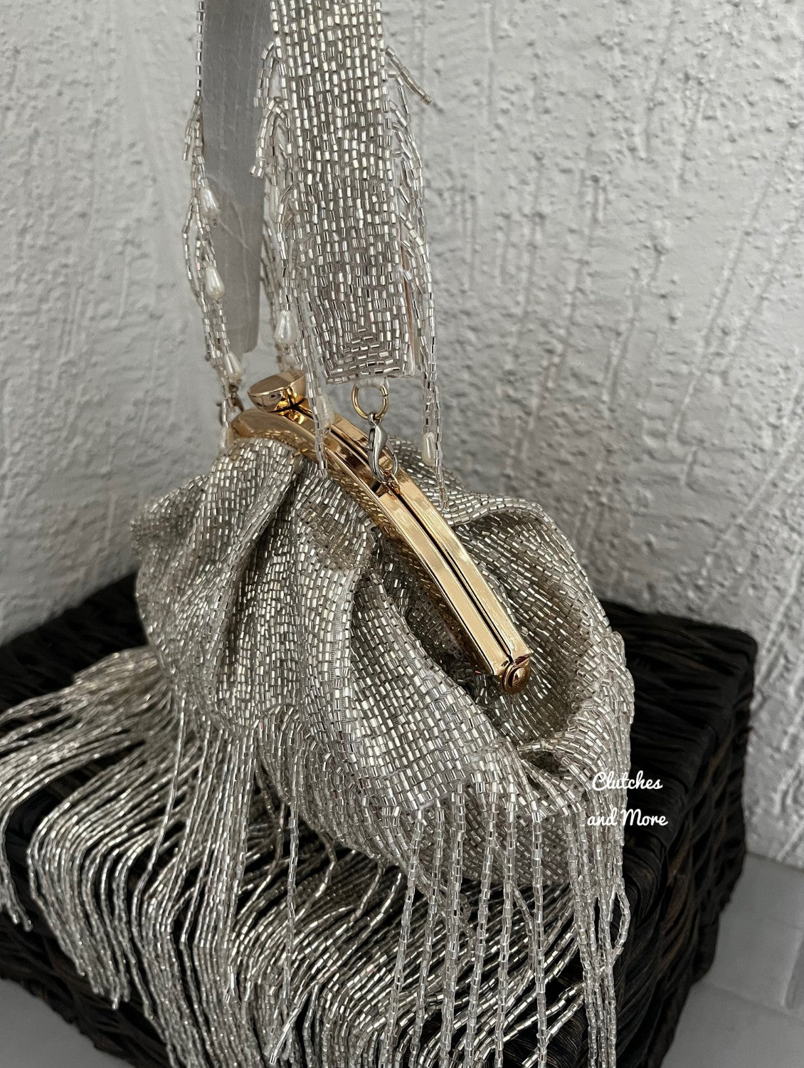 Gold and Silver Batua Bag | Clutches and More