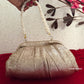 Kundan Batua Bag Shimmer Gold