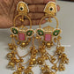 Farhana Kashmiri Jhumka Pink Green