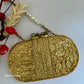 Criss Cross Capsule Mother of Pearl Luxury Clutch