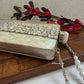 Mother of Pearl luxury clutch Silver