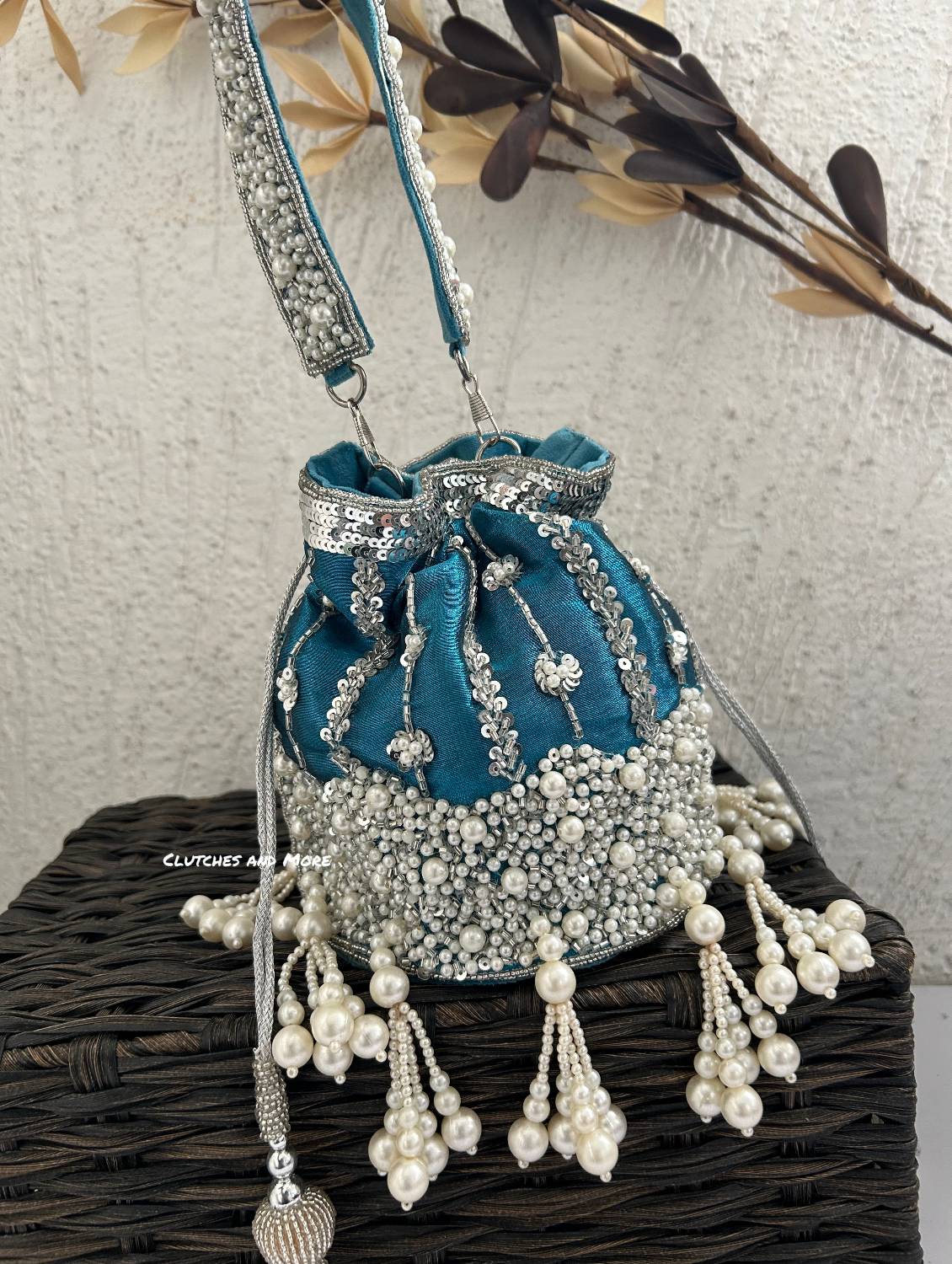Chandrika Blue Potli