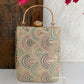 Rainbow Lakhnawi Chikankari Bag Ivory