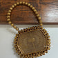 Mini Metal Hexagon Ghunghroo Bag Gold