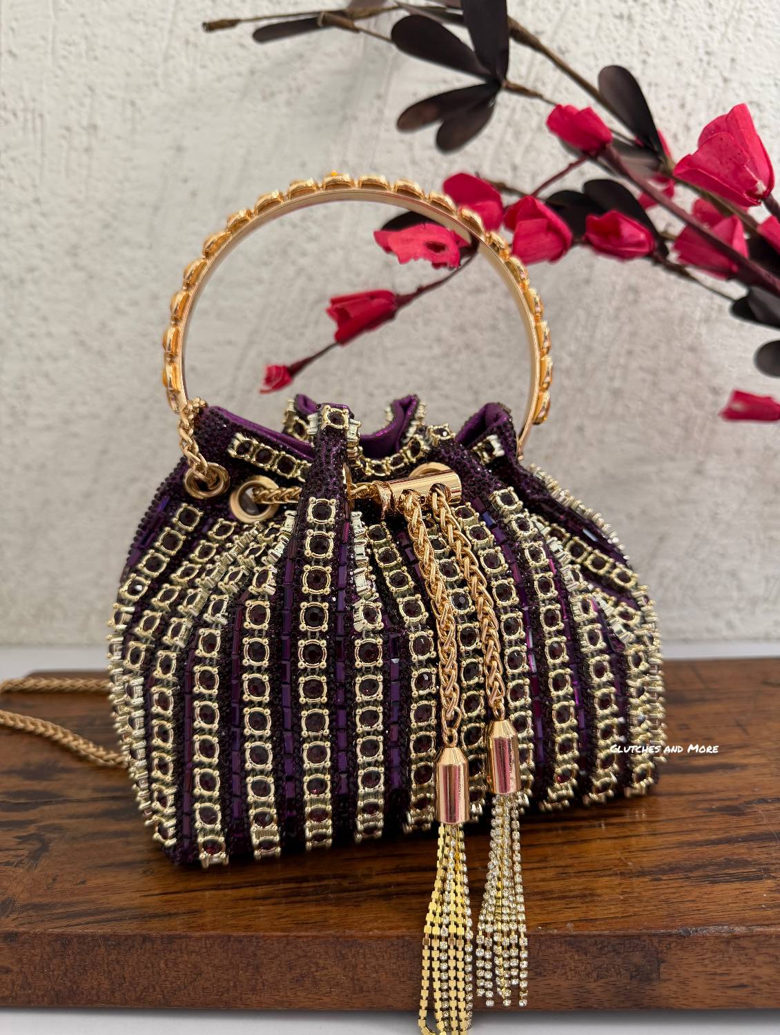 Hazel Bucket Bag Purple
