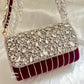 Premium Stone studded Bag Maroon