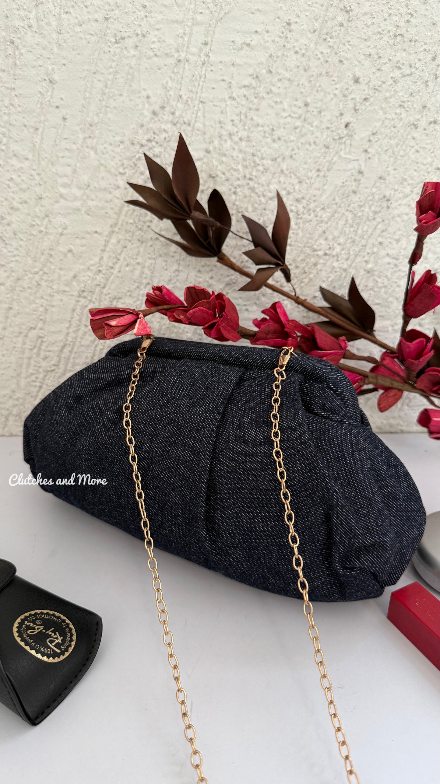 Denim Cloud Bag Dark Blue