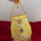 Gold Silver Brass Mobile Waist bag
