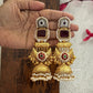 Advaita Kashmiri Earrings Maroon