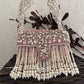 Premium Tassle Box clutch Pink