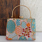 Lakhnawi Chikankari Bag Pink Multicolored
