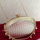 Criss Cross Capsule Bag Gold