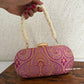 Adaa Banarsi Clutch Purple Lavender
