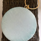 Chakra Light Blue Round Clutch