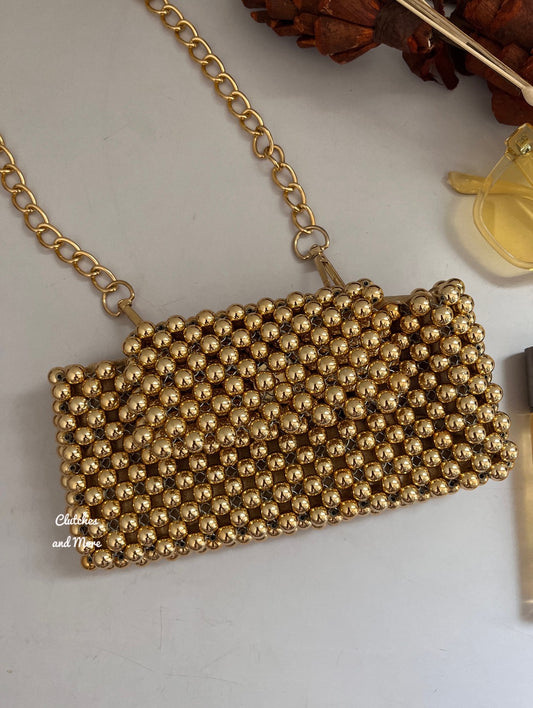 Gold Waist cum Sling Bag